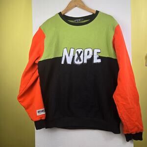 The Boys youtube NOPE colorblock Sweatshirt crewneck size XL